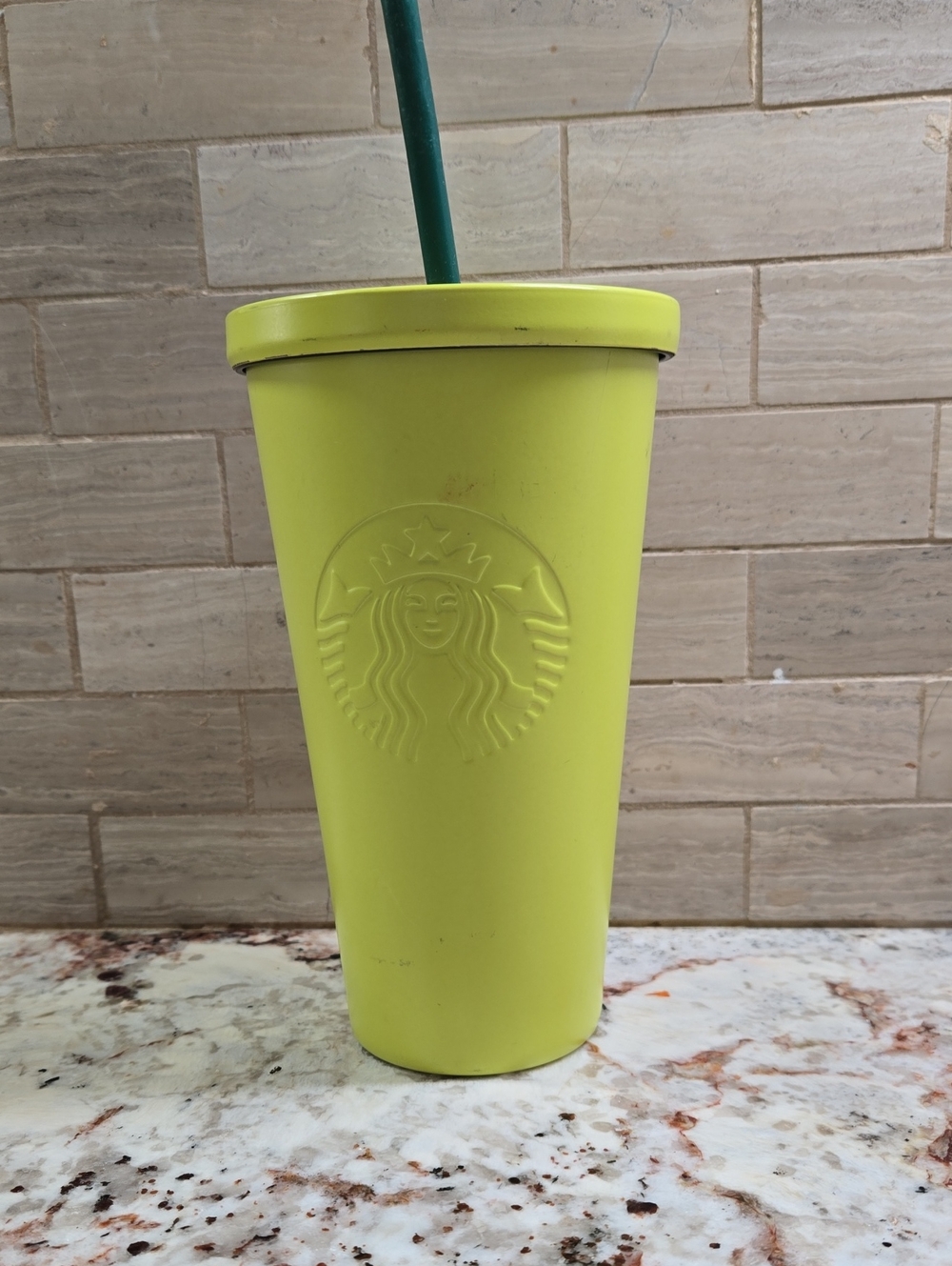Vintage Starbucks Line Green 10oz Metal